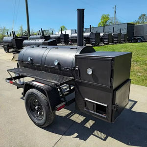 Los más demandados: Nuevo ahumador de barbacoa remolcable 5x8 de alta resistencia y nuevas tijeras para parrilla de flujo inverso de 250 galones - Product Image 1