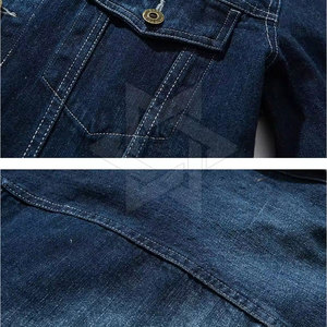 Veste en jean pour homme de haute qualité avec fermeture boutonnée, vêtement d'extérieur, vente en gros, fabricant, veste en jean pour homme au quotidien - Product Image 4