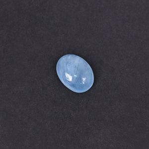 Aguamarina Natural de 3.6 Quilates, 12x9mm, Forma Ovalada de Cabujón, Gema Suelta - Product Image 3