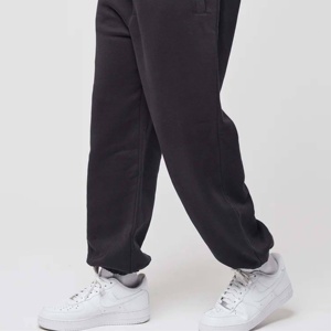 Pantalon de jogging en molleton noir pour homme, taille élastique, poches latérales, décontracté, pour l'automne - Product Image 4