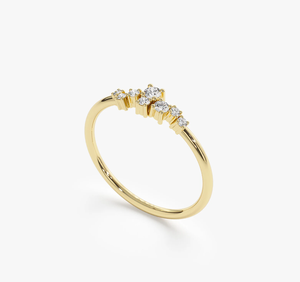 Premium 14KT Gold Vintage Lab Grown <b>Diamond</b> <b>Ring</b> for Women IGI Certified Anniversary & Wedding Gift Luxury Fine Design - Product Image 4