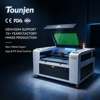Machine de gravure laser sur pierre 100W CO2 avec caméra pour acrylique et prise en charge IA, graveur haute précision à refroidissement par eau