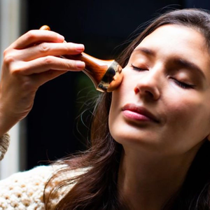 Varita Kansa 100% Pura con Mango de Madera Ecológico, Herramienta de Masaje Ayurvédica Pulida para Rostro y Cuerpo - Product Image 6