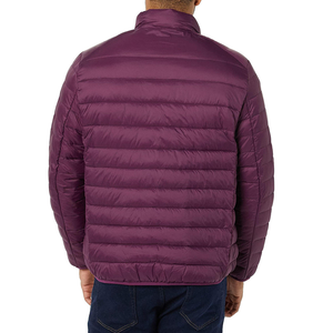 Veste matelassée pour homme personnalisée pour l'hiver, en toile imperméable avec rembourrage matelassé et capuche doublée en polaire - Product Image 4