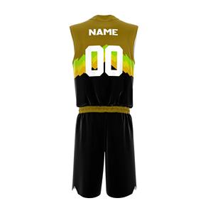 Conjunto de Uniforme de Baloncesto Personalizado, Último Modelo de Camiseta y Pantalones Cortos de Baloncesto Sublimados, Uniformes Duraderos - Product Image 1