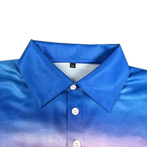 เสื้อโปโลตกปลา UPF50 ป้องกันรังสียูวี แบบสั่งทำพิเศษ ลายพิมพ์แบบ Dye Sublimation เสื้อโปโลตกปลาแขนยาวสำหรับผู้ชาย UPF 50 ป้องกันแบคทีเรีย แห้งเร็ว - Product Image 1