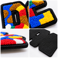Écussons personnalisés en chenille à broder ou à thermocoller, badges logo universitaires brodés pour vestes, chapeaux et vêtements – Vente en gros