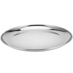 Juego de Platos Redondos de Acero Inoxidable de Grado Alimenticio Premium, Vajilla Reutilizable y Duradera para el Hogar, Restaurantes y Hoteles - Product Image 1