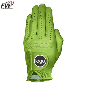 Gants de golf en peau de mouton personnalisés de haute qualité avec logo, main droite, respirants, doigts complets / cuir Cabretta intégral, adhérence stable - Product Image 4