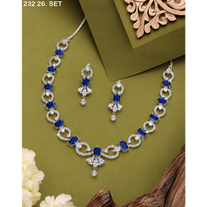 Collar de Diamantes Americanos MIJ para Mujer, Collar de Diamantes AD de Lujo, Collar de Diamantes para Fiesta, Conjunto de Collares de Diamantes de Imitación para Novia - Product Image 6