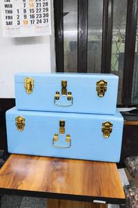 กล่องเก็บของอเนกประสงค์โลหะสีฟ้าอ่อนแบบคลาสสิก - Product Image 6