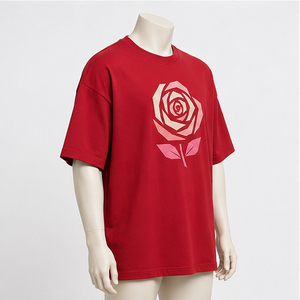 T-shirt streetwear surdimensionné personnalisé en coton 100% tricoté avec impression numérique, design graphique 40 TSA-SPT-0040 - Product Image 5