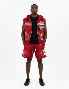 Conjunto de Sudadera con Capucha y Pantalones Cortos de Algodón 100% Personalizado al por Mayor, Conjunto de Sudadera con Capucha y Pantalones Cortos Extra Grandes, Conjunto de Sudadera con Capucha y Pantalones Cortos 2026 - Product Image 2