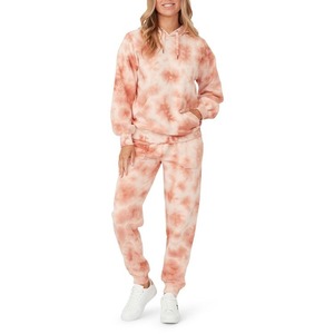 Conjunto de 2 Piezas para Mujer, Estilo Informal, Otoño, Top de Manga Larga con Cuello Redondo, Pantalones de Cintura Alta, Chándal - Product Image 1