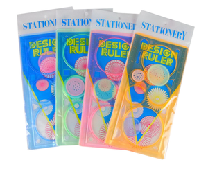Ensemble de règles en plastique pour dessin Spirograph pour l'école - Product Image 1