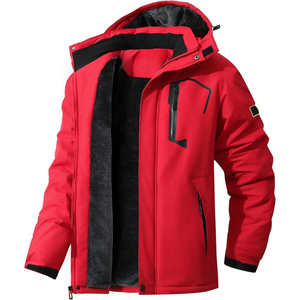 Blouson Bomber Vintage Homme en Toile à Capuche – Hiver Chaud, Épais, Décontracté, Zippé, Coupe-Vent, Écologique, Broderie Classique, Tendance - Product Image 5