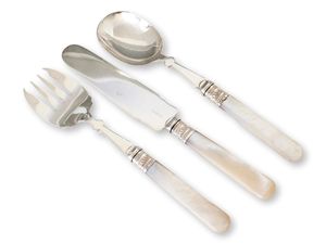 Household Stainless Steel Cutlery With Mop Handle Complete Spoon Fork Knife <b>Flatware</b> Set For Family Kitchen Dining - Product Image 6