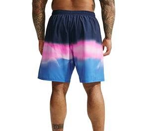 Wholesale Men's Hot Shorts Swim Shorts Lightweight Fast Dry Beachwear Floral Pattern Colored Wash - Product Image 1
