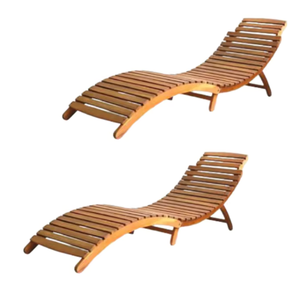 Sunset Outdoor Sunbed Modern Simple Design Beach Chaise longue en bois pour piscine et meubles de jardin - Product Image 6