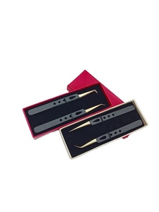 Pince à épiler de précision antistatique durable avec logo personnalisé, prise en main parfaite, pointe lisse, design élégant, qualité professionnelle supérieure - Product Image 6