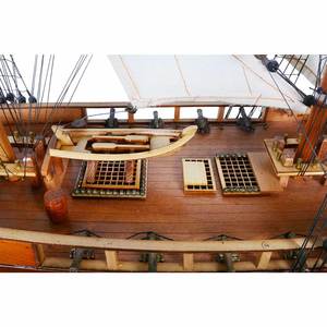 Modèle de bateau Beagle en bois écologique à assembler, artisanat avec détails gravés pour la décoration intérieure et les articles cadeaux - Product Image 5