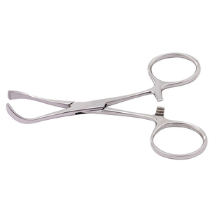 High Quality 5.25' Veterinary Hemostat Forceps Custom Logo Medical Towel <b>Clamp</b> <b>Light</b> Weight Manual Steel CE Instrument Set - Product Image 1