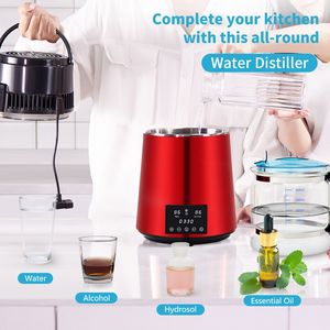Distillatore d'Acqua da 1.1 Galloni, 750W, con Timer 0-99H, Display Doppio Temperatura, Produzione 0.3 Galloni/Ora, in Acciaio Inox 304 - Product Image 2