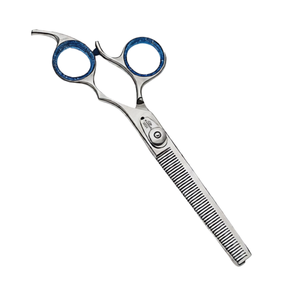 Ensemble de 5 ciseaux professionnels pour la coupe de cheveux, kit de ciseaux de barbier avec pochette de ceinture, outils de coiffure en acier inoxydable pour salon - Product Image 3