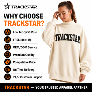 <b>Rainbow</b> Letter Print Front Customized Oversized Sweatshirt Women Crew Neck Long Sleeve Knitted 100% Cotton Autumn Casual - Product Image 3
