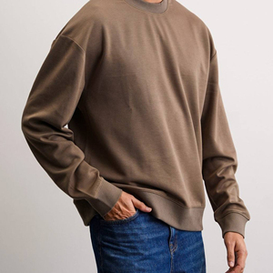 Sudadera de cuello redondo para hombre al por mayor, personalizada, lisa, estilo casual, top de moda urbana - Product Image 1