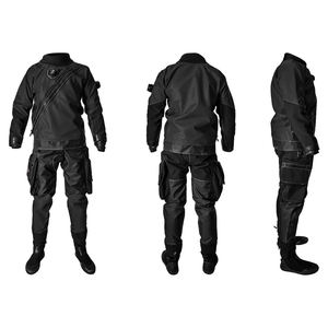 Men's <b>Black</b> <b>Work</b> Coverall Polyester Waterproof Snag Resistant Abrasion Resistant Chemical Resistant Uniform - Product Image 2