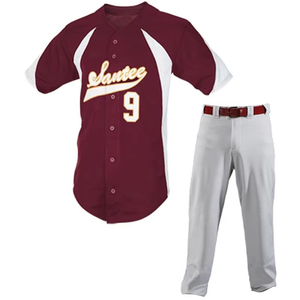 Ensemble Maillot et Pantalon de Baseball Personnalisé Respirant Séchage Rapide Tenue de Sport d'Équipe Fabricant OEM ODM Nom d'Équipe Personnalisé Court - Product Image 6