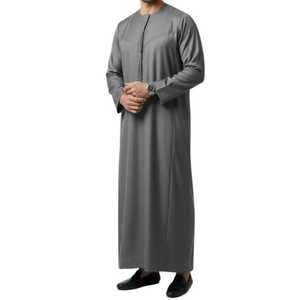 Ropa Islámica Moderna de Secado Rápido, Jubbah Thobe para Hombre, Nuevo Diseño 2025, Jubba Transpirable en Venta - Product Image 1