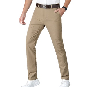 Pantalon cargo décontracté pour homme 100% coton toile coupe droite foncé Vente en gros OEM Meilleure vente Prix abordable Uni Tendance Export - Product Image 3