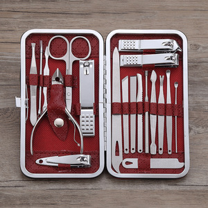 Best Selling 2024 Professional Stainless Steel <b>Nail</b> Clipper Travel Grooming Kit 18 Pieces Manicure & Pedicure <b>Set</b> - Product Image 4
