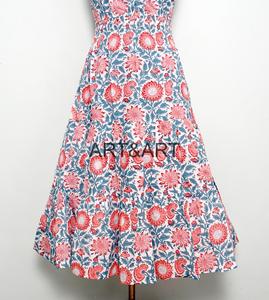 Beautiful Digital Printed Maxi Cotton Floral Plus-size Women Halter neckline Loose Fit Sleeveless Party <b>Dress</b> - Product Image 2