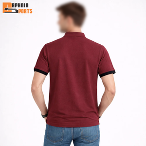 Polo de Manga Corta con Botones, Básico, de Algodón y Poliéster de Alta Calidad para Hombre y Mujer, Venta al Por Mayor, Impresión de Logotipo Personalizado - Product Image 3