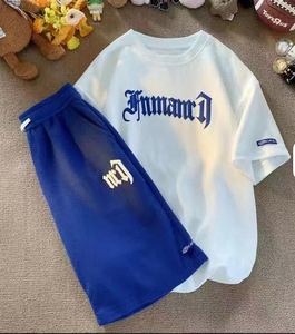 ชุดวอร์มพิมพ์ลาย 2 สี 2 in 1 สำหรับฤดูใบไม้ร่วง เสื้อแจ็คเก็ตมีฮู้ด กางเกงมีเชือกผูก เบาสบาย ป้องกันรังสียูวี ชุดลำลองสำหรับเล่นกีฬา - Product Image 4