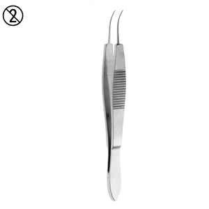 Pinzas LASIK Buratto de Acero Inoxidable, Instrumento Oftálmico Microquirúrgico Desechable de Un Solo Uso, Certificado CE ISO - Product Image 3