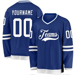 Maillot de hockey sur glace respirant, à séchage rapide, léger, à manches longues, avec logo d'équipe imprimé - Product Image 6
