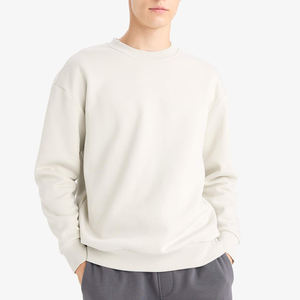 Sweat-shirt à col rond en coton de haute qualité pour hommes, vêtements de rue de haute qualité, impression personnalisée, tissu de sweat-shirt à manches longues - Product Image 1