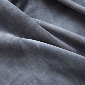 Antracite 37 "x 95" tende oscuranti velluto con anelli Set 2 pezzi - Product Image 3