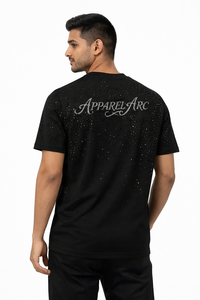 Camiseta de Algodón con Pedrería para Mujer, Estilo Casual, con Logotipo Personalizado, Ropa Urbana, Marca Privada, Fabricante OEM - Product Image 4