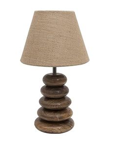 Lámpara de Mesa Nórdica de Madera con Pantalla de Tela, Luz de Escritorio para Dormitorio, Decoración Interior para Sala de Estar y Recámara - Product Image 4