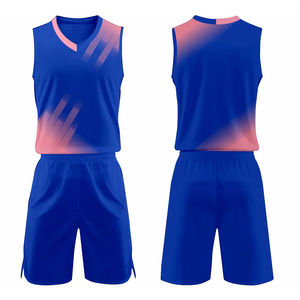 Uniforme de Baloncesto de Poliéster al por Mayor, Nuevo Estilo de Uniforme de Verano con Característica Transpirable, Talla Grande, Posición para Logotipo Frontal - Product Image 1