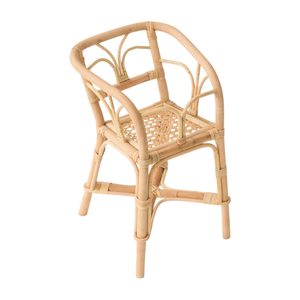 Silla de Muñecas Clásica de Ratán al por Mayor para Muñecas American Girl, Precio Directo de Fábrica, Venta Caliente, Muebles de Juguete Tejidos para Decoración - Product Image 2