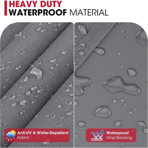 Funda Protectora Impermeable para Parrilla de Gas de 55 Pulgadas, para Barbacoa de 3-4 Quemadores, Compatible con Weber, Accesorio para Barbacoa - Product Image 5