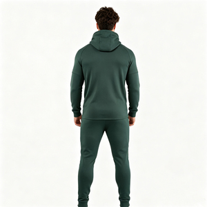 Survêtements de sport pour hommes avec logo personnalisé, de haute qualité, dernière mode, ensembles 2 pièces, ensembles de survêtements pour hommes - Product Image 3