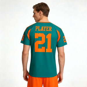 Conjunto de Uniforme de Fútbol Unisex Premium, Ropa Deportiva Personalizada de Manga Corta, Uniforme de Fútbol de Alta Calidad, 100% Poliéster Transpirable - Product Image 3