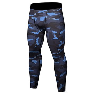 Leggings de compression mi-cuisses pour hommes, gris foncé, taille élastique, imprimé par sublimation, en Spandex et Polyester 260g, séchage rapide - Product Image 2